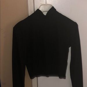 Cropped turtle neck